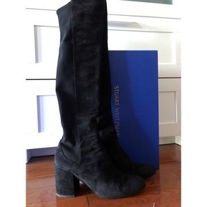Stuart Weitzman SW THE 5050BLOCK Suede